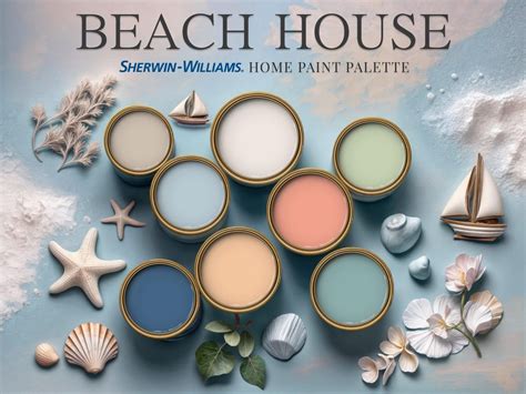 Beach House Sherwin William Home Paint Color Palette Interior Color ...
