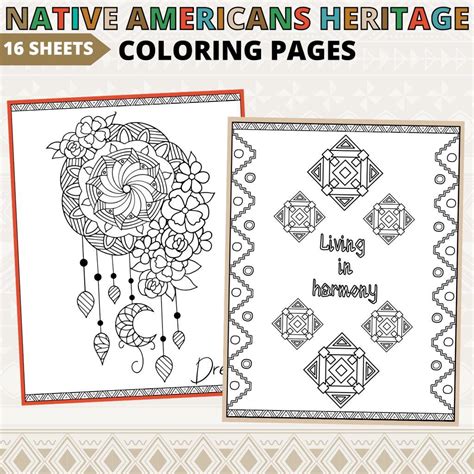 Native american Heritage Month Coloring sheets | Native americans Coloring pages | Made By Teachers
