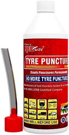 Redtize Tubeless Tyre Sealant | Anti Puncture Liquid for Bike & Car ...