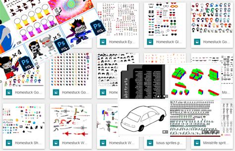 Homestuck Weapons, Props, Bases and Clothing Sprites - HOMESTUCK.NET