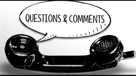 Questions Comments Clipart