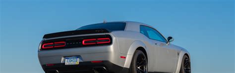 Download wallpaper Dodge, Challenger, rear view, Dodge Challenger SRT ...
