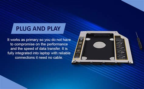 SPIN CART 2nd 2.5'' SATA HDD SSD Hard Drive Disk DVD CD ROM Optical ...