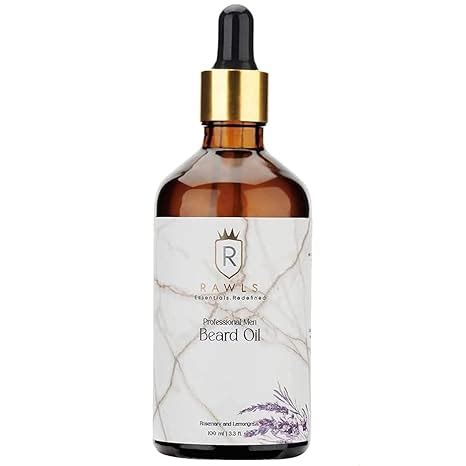 RAWLS Beard Growth Oil for Men, Thicker longer beard, Faster Growth and ...