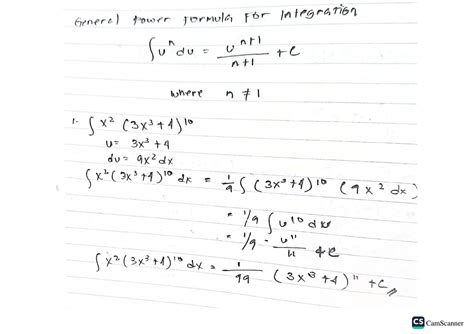 Image result for Integration Power Formula