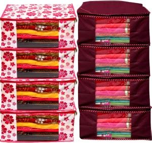 ANNORA INTERNATIONAL Travel Box/Wardrobe Organizer/Cloths Cover Saree ...