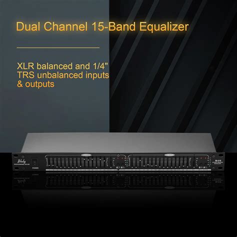 Btuty Audio Equalizer EQ-215 Dual Channel 15-Band India | Ubuy