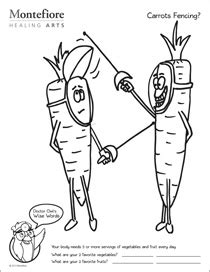 Healing Arts at Montefiore - Coloring Pages for Children with a Healthy ...