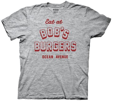 Bob's Burgers Eat At Bob's Burgers Adult T-shirt | Bobs burgers, Shirts ...