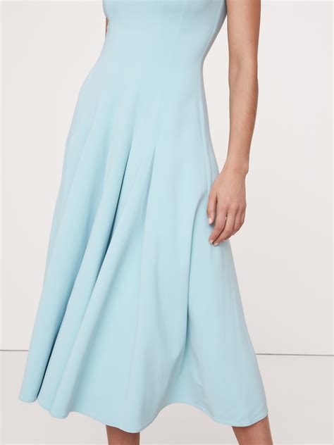 Stretch-Sateen Square-Neck Maxi Dress | Banana Republic