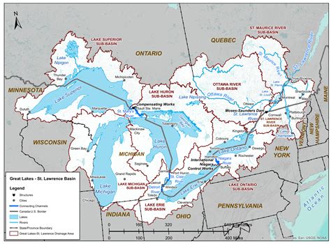 St Lawrence River Map
