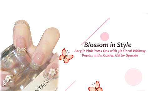 Buy Secret Lives Artifical Acrylic Fake False Reusable Press On Nails ...