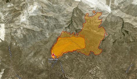 Big Bear Fire Map: Gold Fire Burns Over 1,000 Acres | Banning, CA Patch