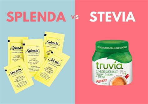 Qué es mejor la Splenda o la stevia - Fuertes con leche
