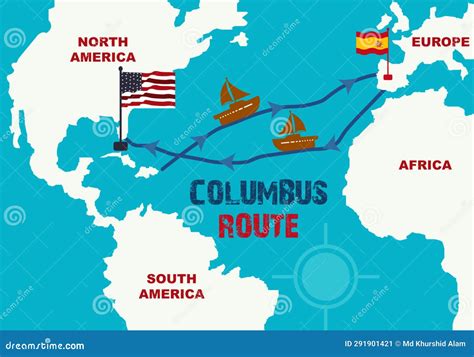 Columbus Map Infographic Vector Isolated Illustration | CartoonDealer ...
