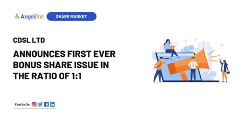 CDSL Announces First-Ever Bonus Share Issue | Angel One