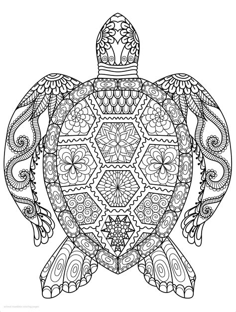 Animal Mandala Coloring Pages - ColoringBay