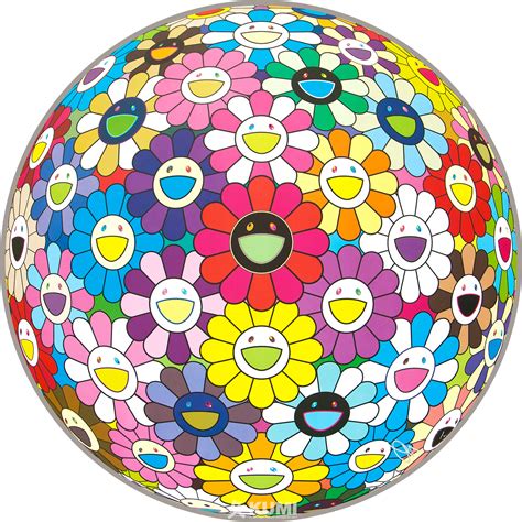 Takashi Murakami Flower Ball (Multicolor) Print | Kumi Contemporary