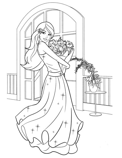Barbie Coloring Pages Free Printable