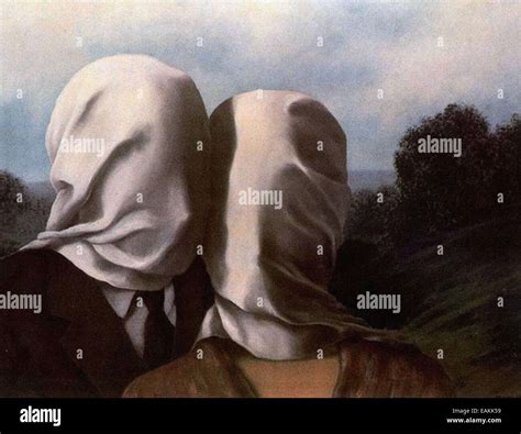 René Magritte The Lovers Stock Photo - Alamy