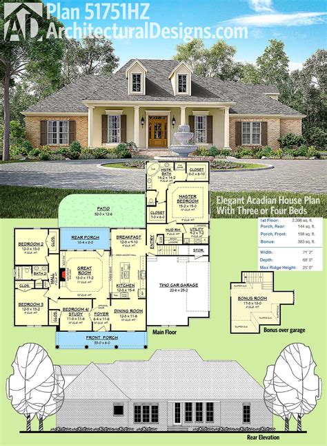 Exploring The Timeless Charm Of Acadian Style House Plans - House Plans