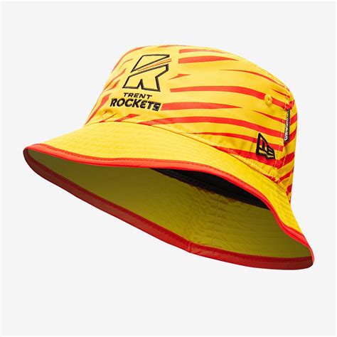New Era Trent Rockets Bucket Hat - Yellow - Cricket Replica | Pro ...
