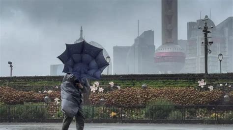 颱風「煙花」在浙江再登陸 上海36.2萬人被轉移 ＊ 阿波羅新聞網