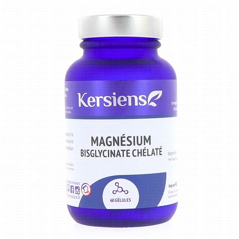 KERSIENS Magnesium bisglycinate chélaté 60 gélules - www.parapharmaenligne.com