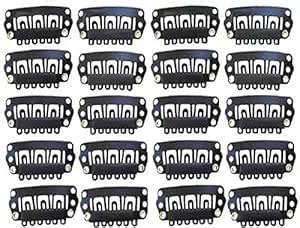 Abrish Tic Tac Clips Use With Hair Extensions | Hair Attached Snap Wig ...