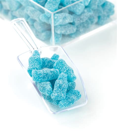Sour Blue Raspberry Soda Bottles
