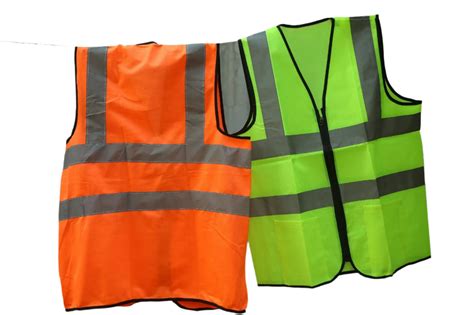 Reflective Safety Vest | Safety Jacket RJ4: 120 GSM plain fabric | Gre ...