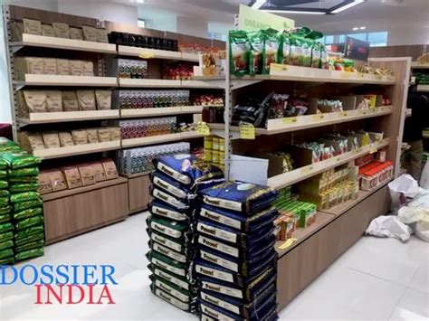 Wooden display racks - Wooden Interior Grocery Stores Manufacturer from ...