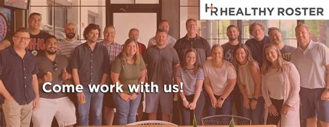 Come Work with Healthy Roster — Healthy Roster