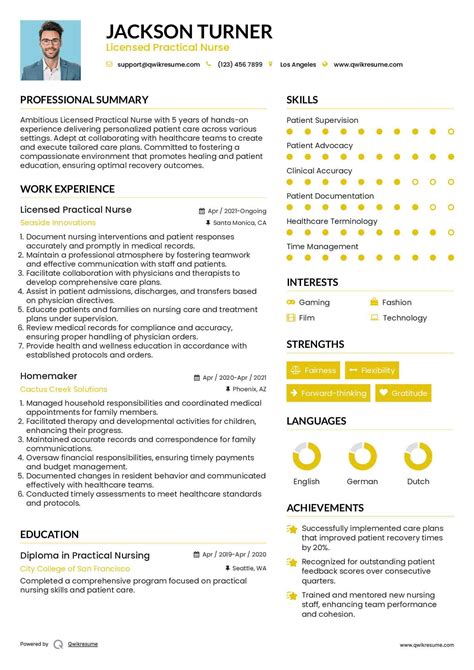 10+ Licensed Practical Nurse Resume Samples & Templates for 2025