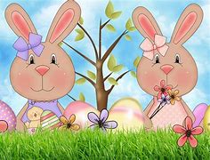 Image result for Spring Bunnies and Flowers Wallpaper