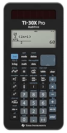 Texas Instruments TI-30X Pro Mathprint School Calculator with 4 Line ...
