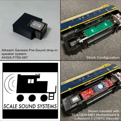 Image result for Athearn Genesis FP7 Tsunami Sound Decoder Install Kit