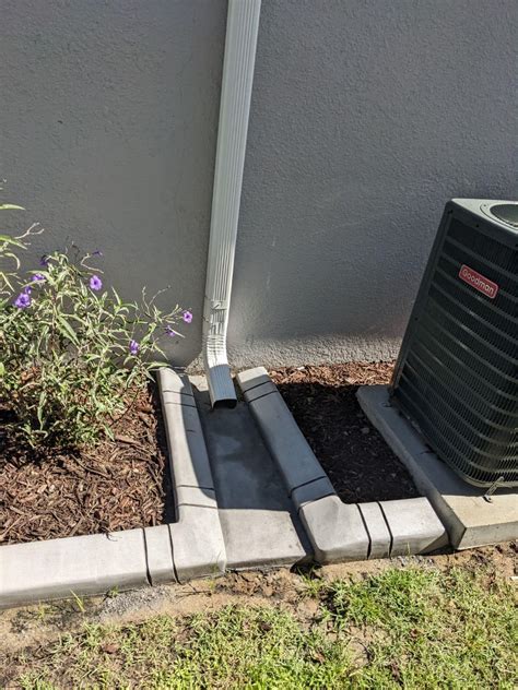 Concrete Downspout Drain Contact Splash Block Vs. Plastic Vs.