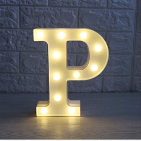 Buy 26 English Letter Light, LED Lighting, Digital Light, Wall lamp ...