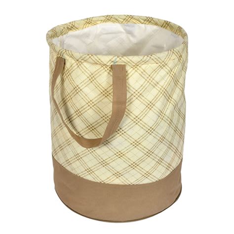 Kuber Industries Round Laundry Basket For clothes|Non Woven Laundry Bag ...