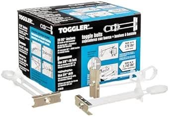 TOGGLER SNAPTOGGLE BC Toggle Anchor, Zinc-Plated Steel Channel, Made in ...