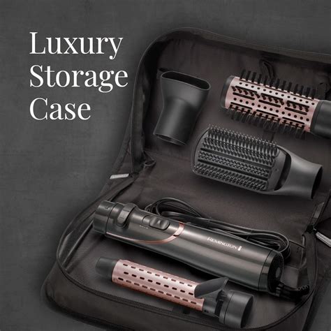 Buy Remington Pro Rotating Hot Air Styler AS8606, Black/Rose Gold, 1 ...