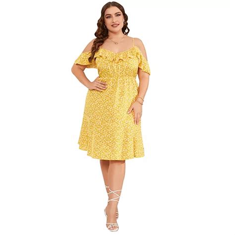 Women's Plus Size Ruffle Sleeves Off Shoulder A Line Chiffon Wedding ...