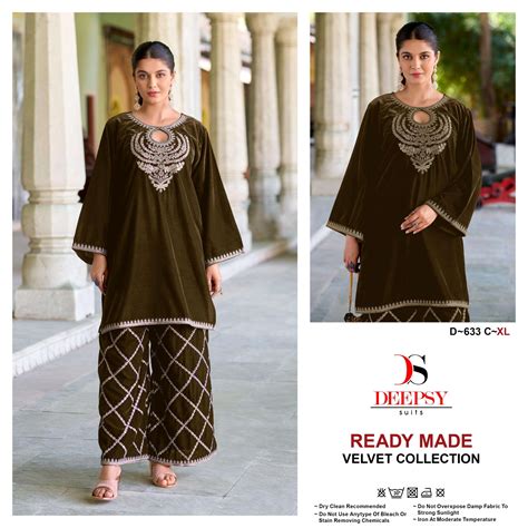 SHREE FABS D 633 VELVET DESIGNER PAKISTANI KURTI WTH BOTTOM SET AT BEST ...