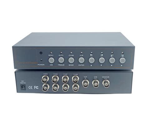 Buy Evertech 8 Channel Analog CCTV Video Multiplexer Color Quad ...