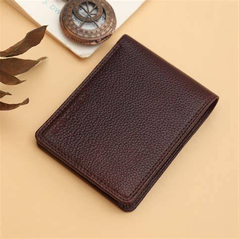 Signature Brown Genuine Leather Wallet for Men | Slim, Stylish ...