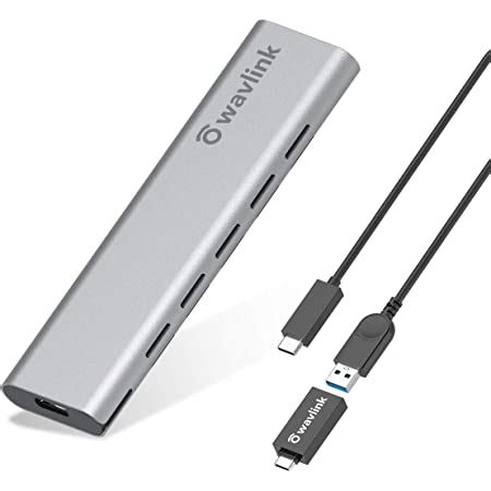 WAVLINK M.2 NVMe SSD Enclosure, USB 3.1 Gen 2 (10 Gbps) to NVMe PCI-E M ...