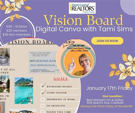 Digital Vision Board with Tami Sims, Best Western Plus Caldwell Inn ...