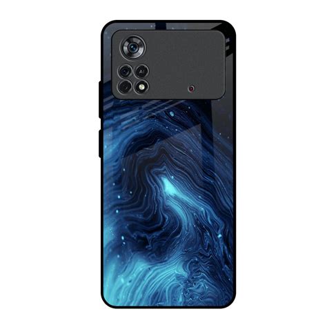 Dazzling Ocean Gradient Poco X4 Pro 5G Glass Back Cover - Flat 35% Off ...