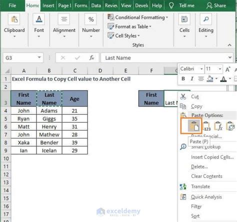 Image result for Excel Formula for Copy Cell Value Not Formula